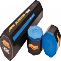 Predator Roadline Black/Yellow 3x5 Cue Case - Predator 1080 Pure Chalk. 5 pcs box