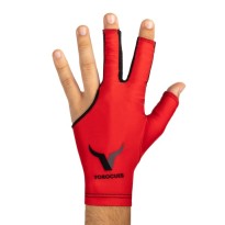 Catalogue de produits - Gant de billard rouge Torocues pour main droite