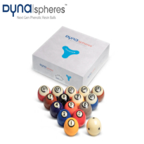 New - DynaSpheres Pool Rhodium 572 Ball Set