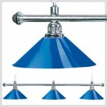 Catalogue de produits - Lampe laiton 3 abat-jour bleu