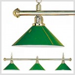 Products catalogue - 3 shades brass lamp green