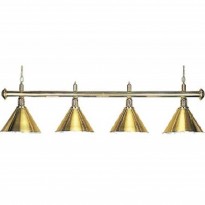 Products catalogue - Billiard Lamp with 4 golden shades