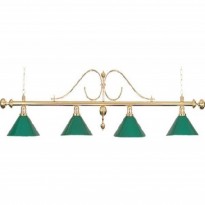 Products catalogue - Classic Billiard Lamp with 4 green shades