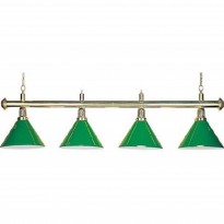 Products catalogue - Billiard Lamp with 4 green shades