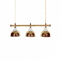 Products catalogue - Billiard Lamp with 3 golden shades