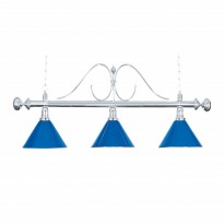 Products catalogue - 3-Shade Billiard lamp Blue Classic