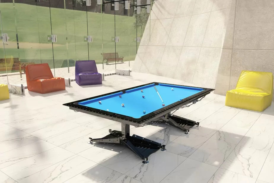New - Convertible billiard table 7ft Decotech
