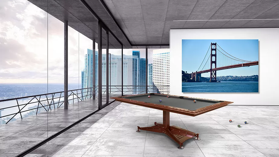 New - Convertible billiard table 9ft Decotech