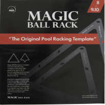 Biliard Cloth CPBA Competition 168 cm grey - Original Magic Ball Rack Combo Set 8, 9 and 10 ball