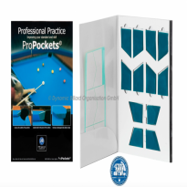 Artigos com destaque - Torneio Pocket Constriction ProPockets Pool azul