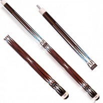Theory 2002 Snakewood Carom Cue - Theory Lorinant Collection Turquoise Carom Cue